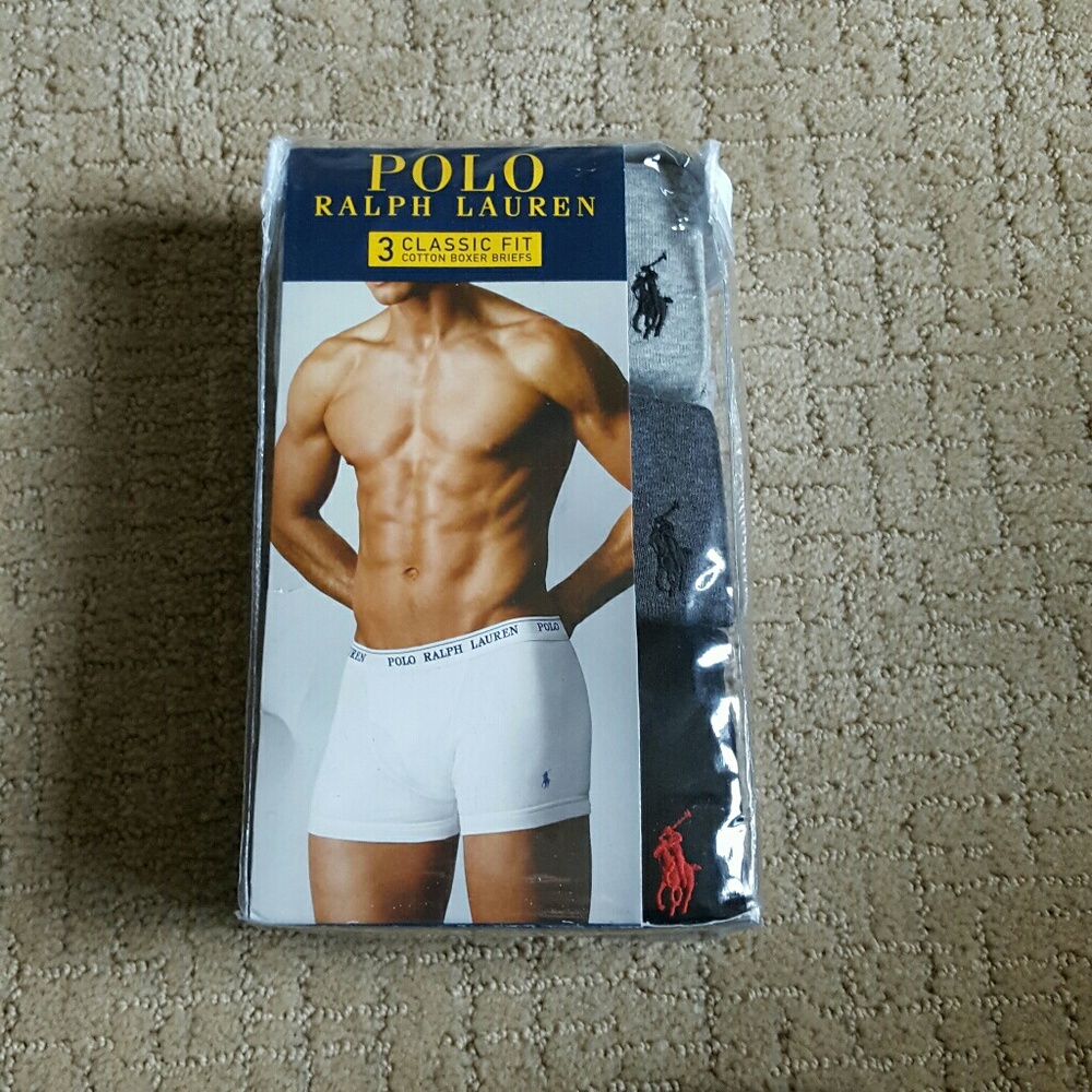 Polo Ralph Lauren 3Classic Fit Cotton Boxer Briefs